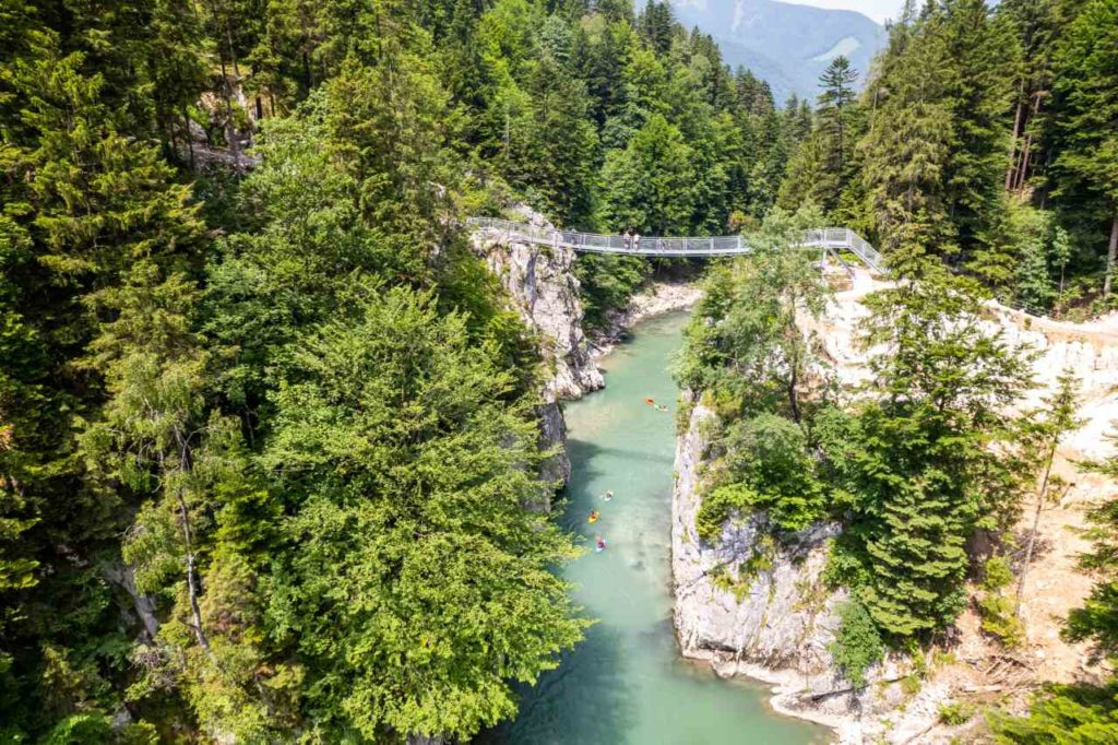 Neue Hängebrücke Klobensteinschlucht