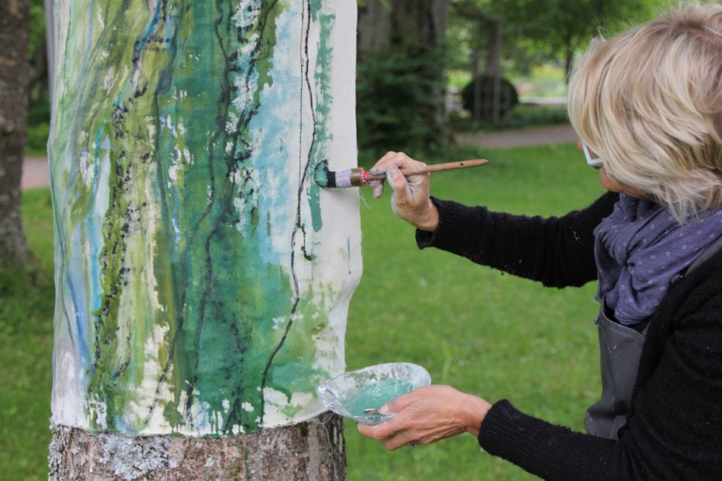 BaumART-Workshop im Kurpark Pfronten