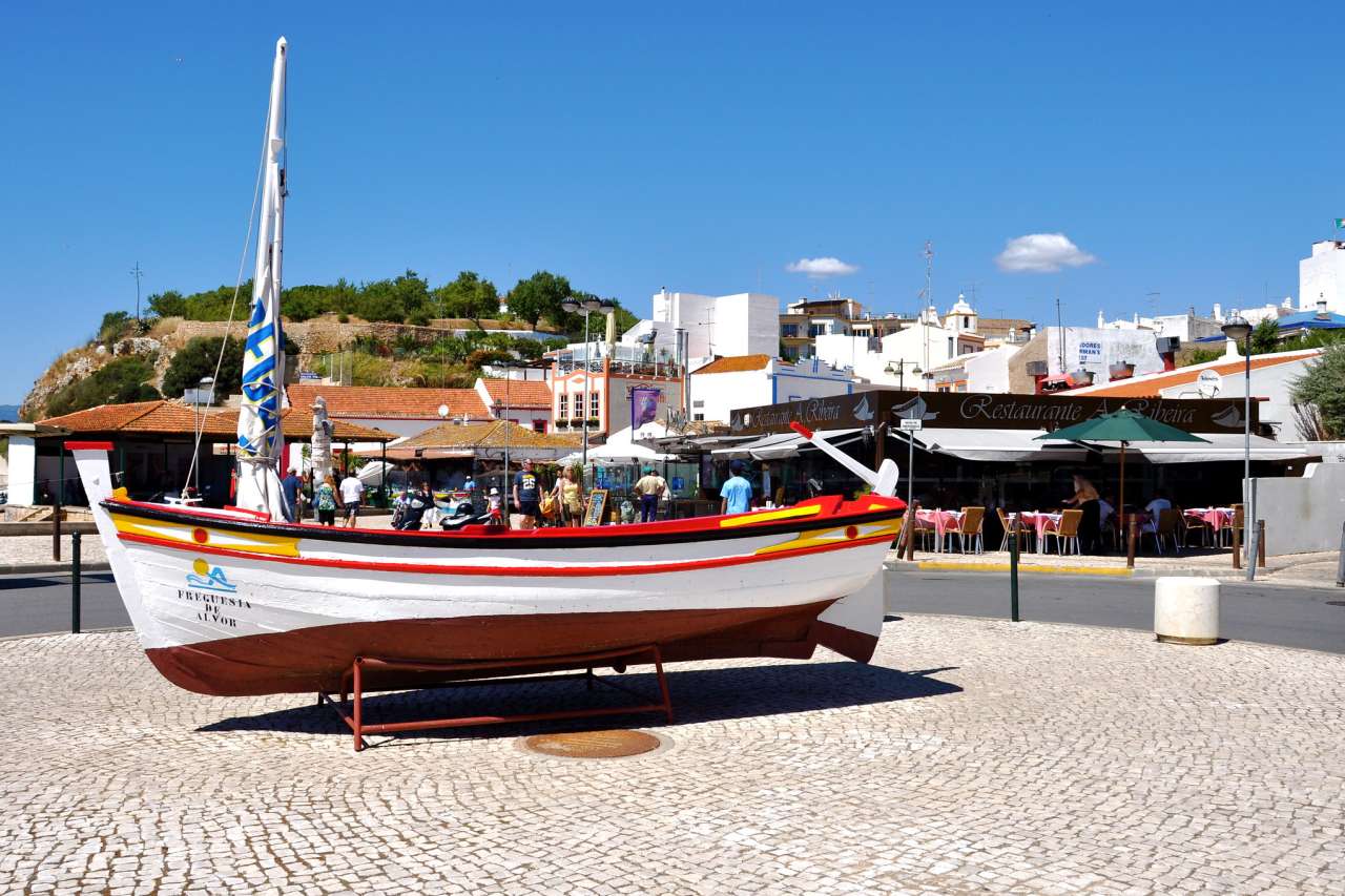 Boot Hafen Alvor