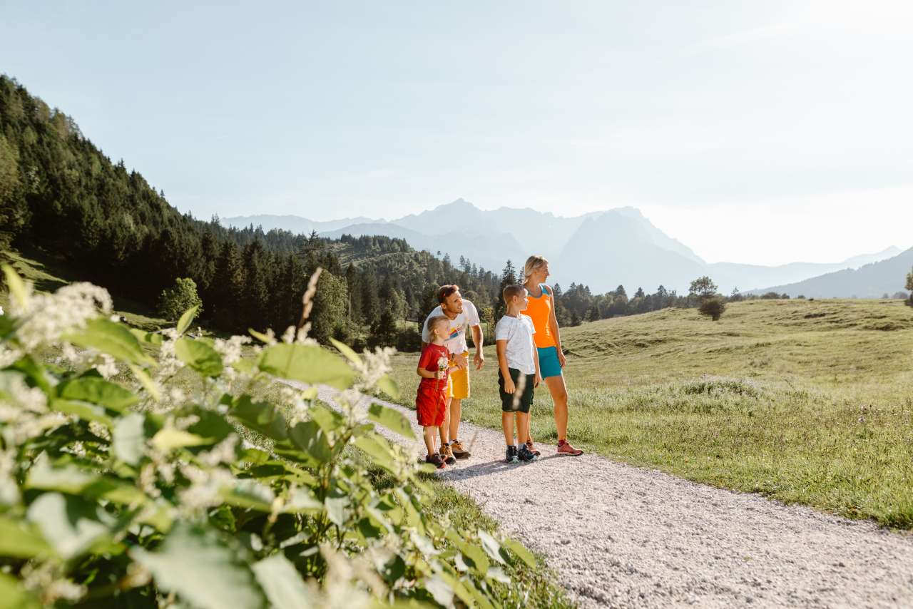 Farchant Ausgangspunkt Wanderurlaub Familie