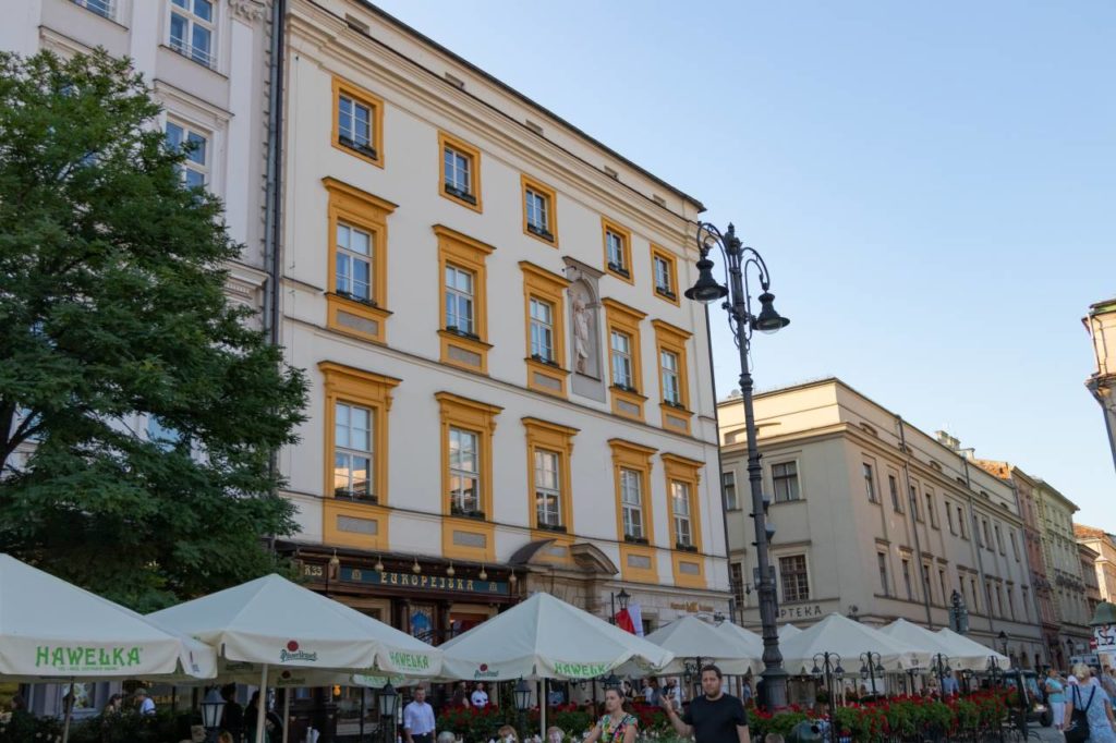 Krzysztofory Palast Krakau restauriert