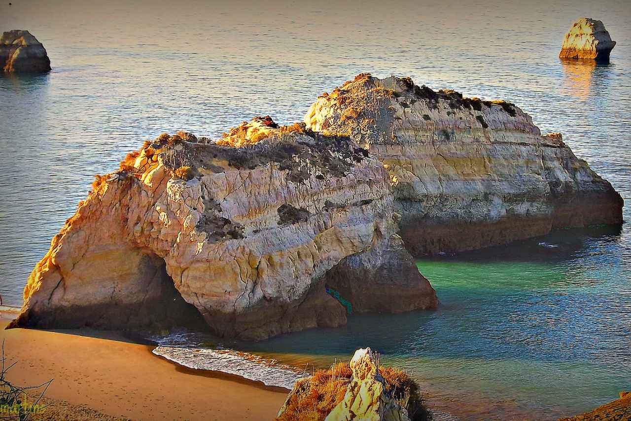 Praia da Rocha Felsen Strand