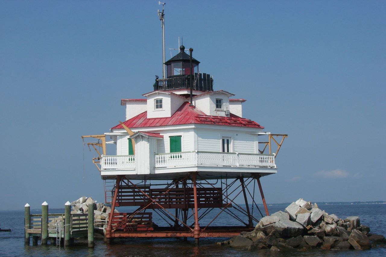 Thomas Point Shoal Lighthouse in Annapolis