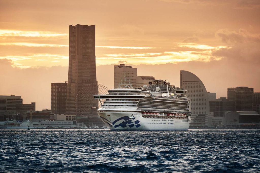 Diamond Princess vor Yokohama