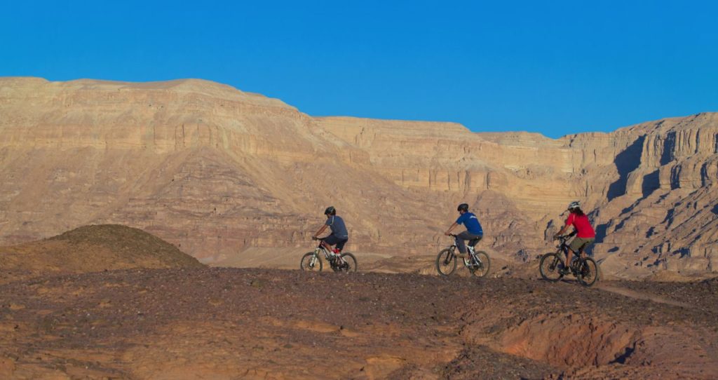 Mountainbiker im Timna Park