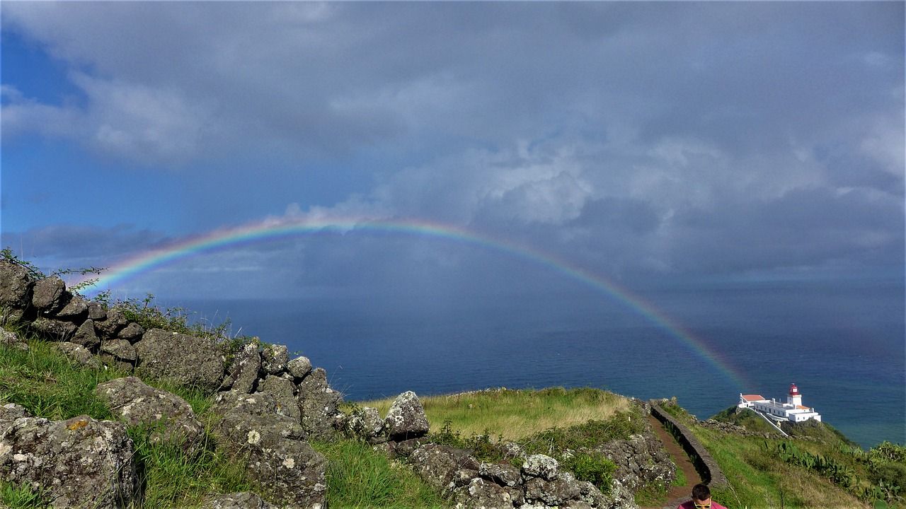 Regenbogen Santa Maria Azoren