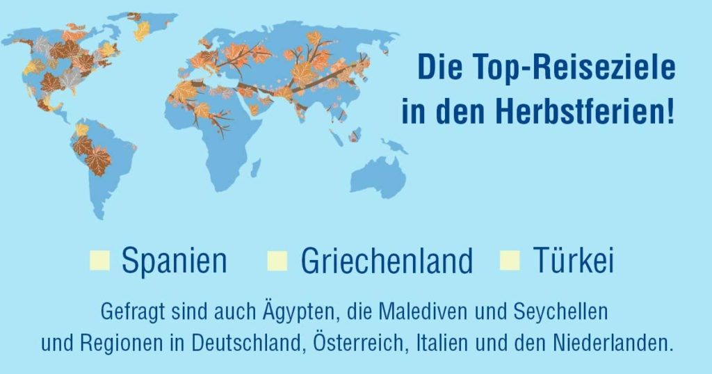 Top Reiseziele Herbstferien 2021