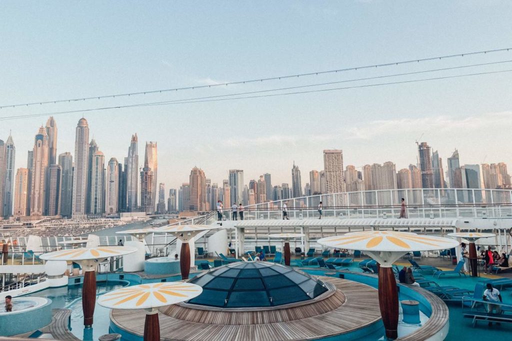 AIDAbella Skyline Dubai