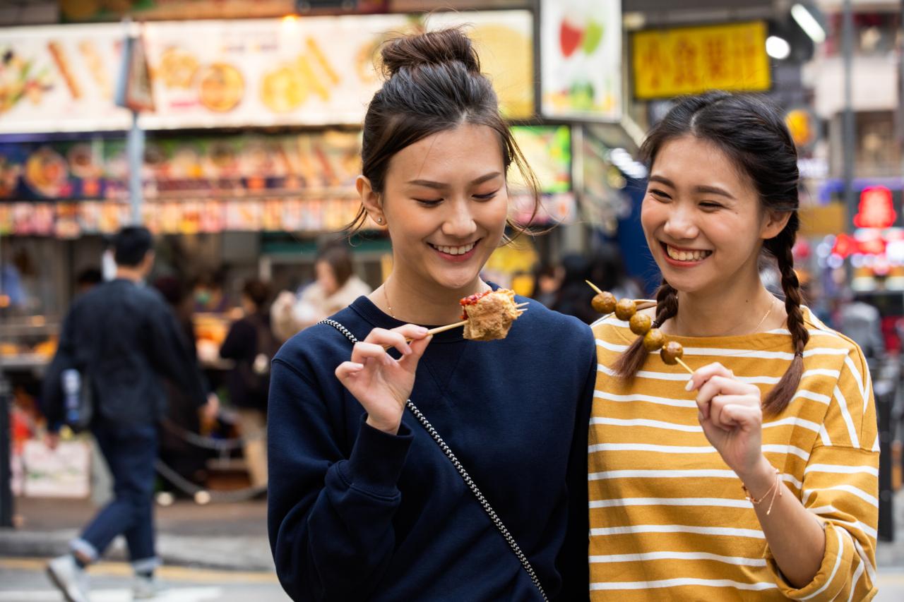 Hongkong Streetfood am Spieß