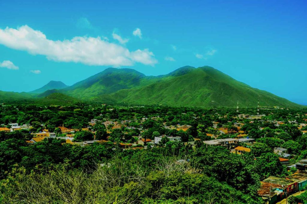 Isla Margarita grünes Landesinnere