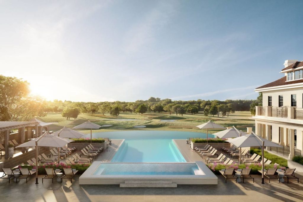 Keswick Hall Pool Bereich