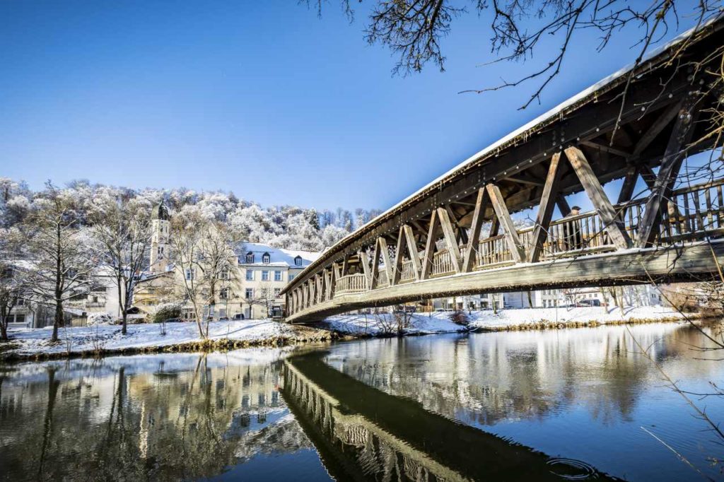 Loisach Wolfratshausen Winter