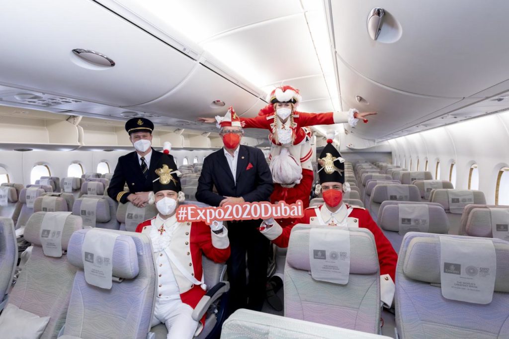 Rote Funken Düsseldorf Emirates A380