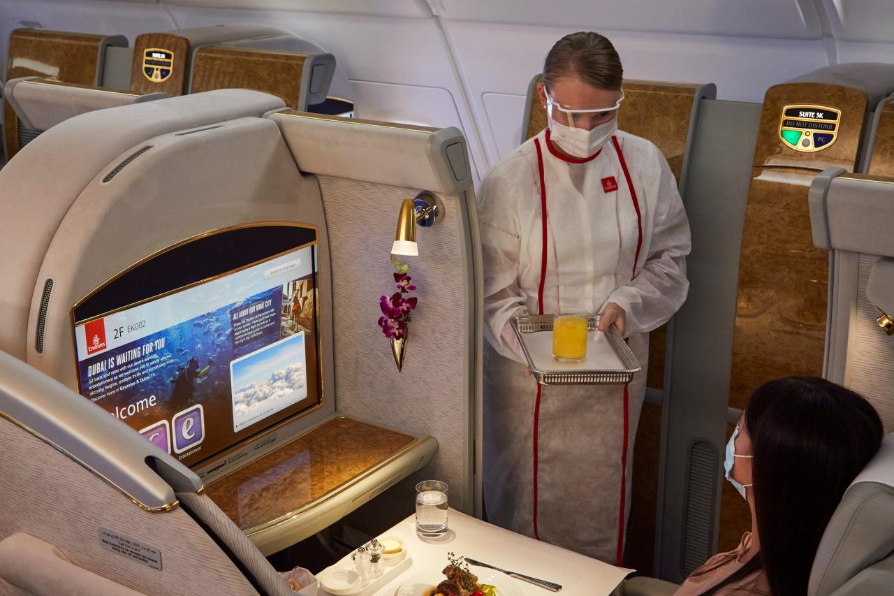 First Class Service bei Emirates