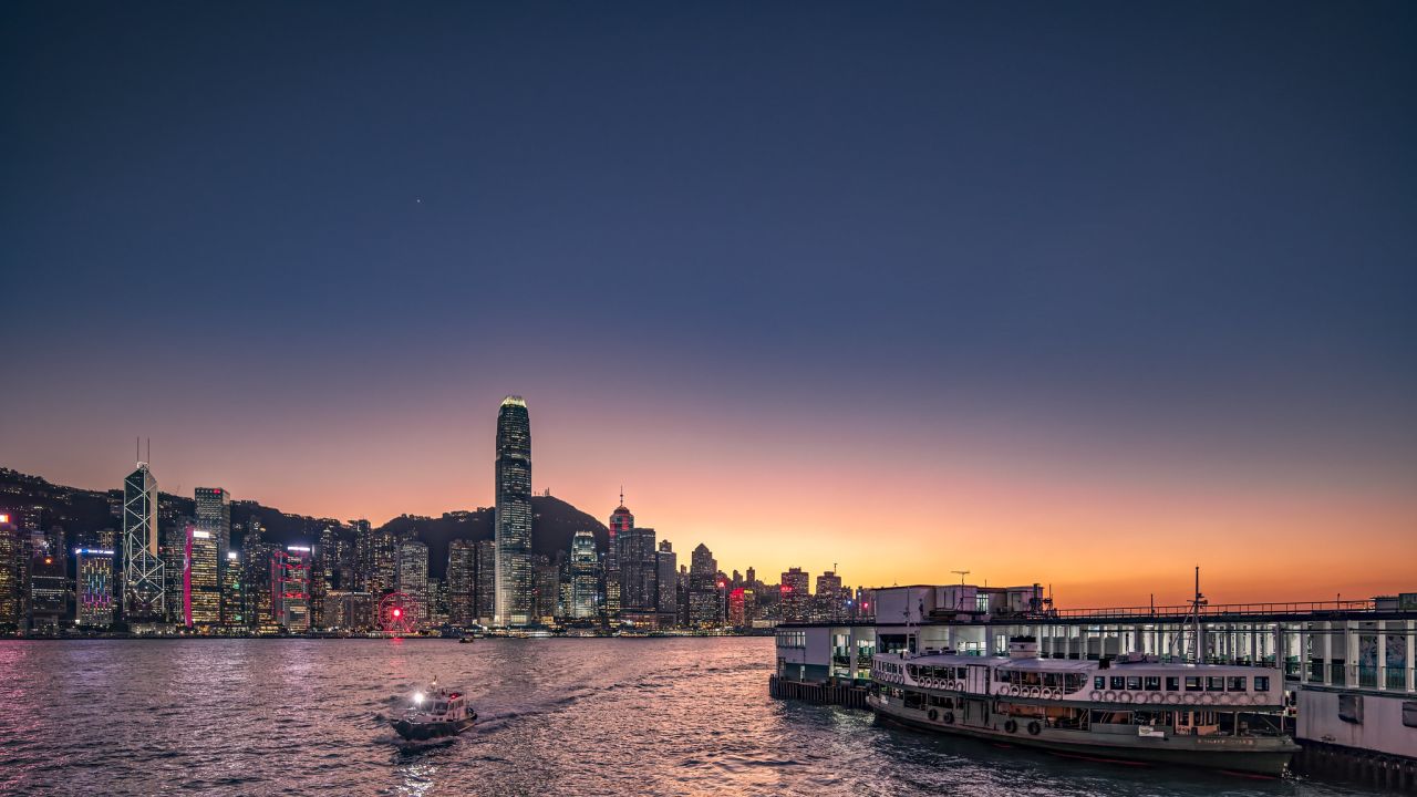 Sonnenuntergang Tsim Sha Tsui