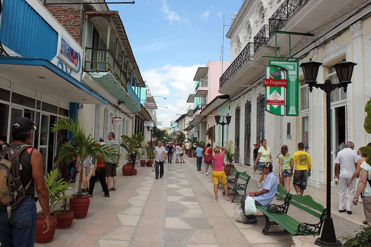 Fußgängerzone in Sancti Spiritus auf Kuba