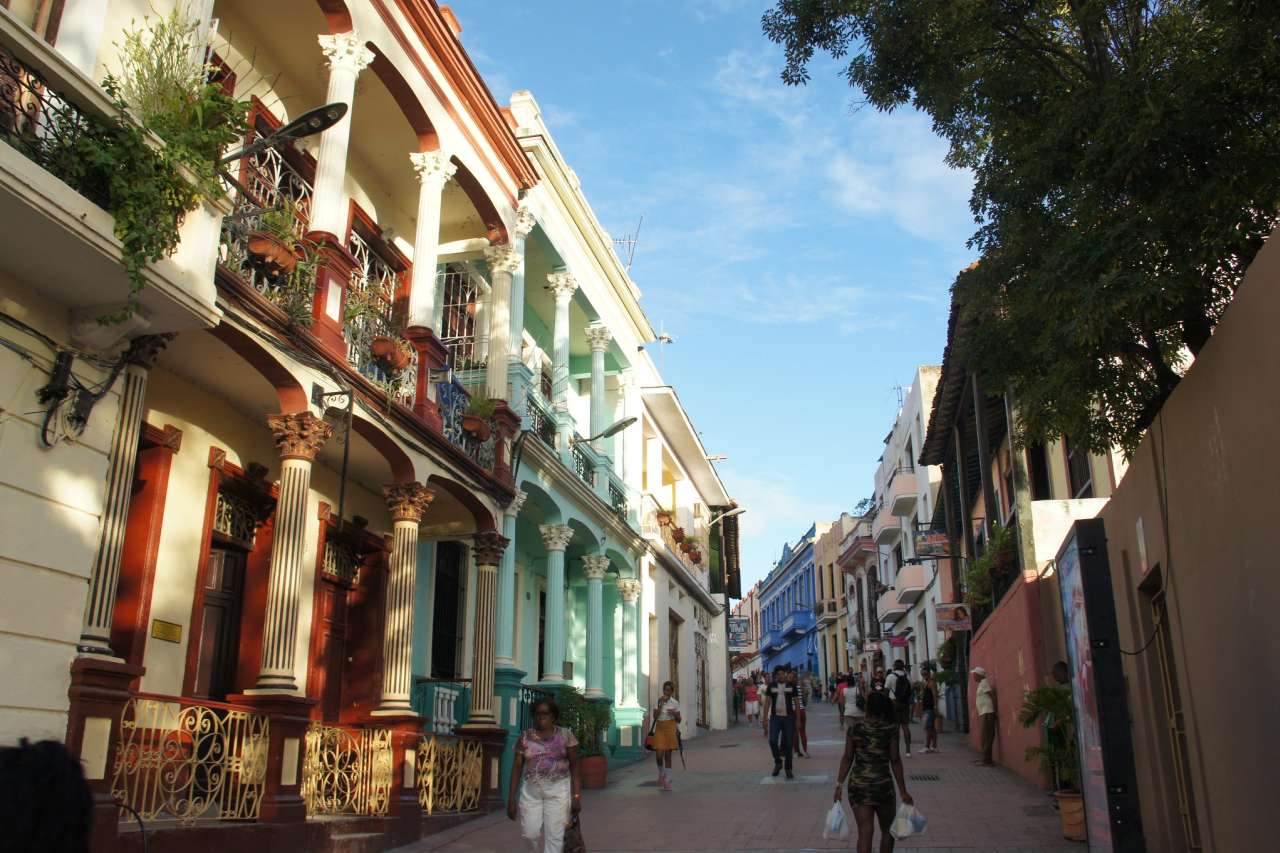 Fußgängerzone in Santiago de Cuba