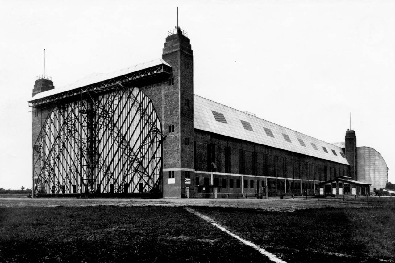 Luftschiffhalle in Hamburg 1912