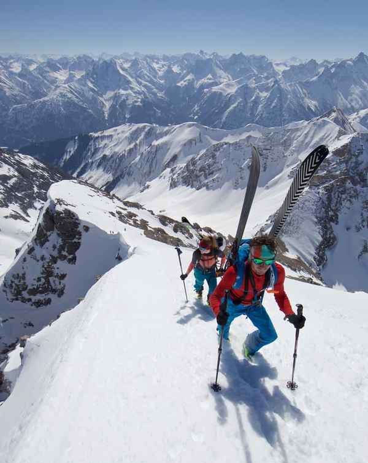 Skitour zur Traverse des Großen Krottenkopfs