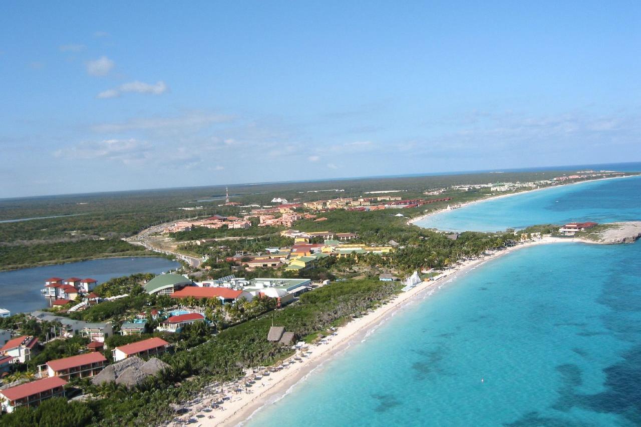 Strand von Cayo Coco aus der Luft