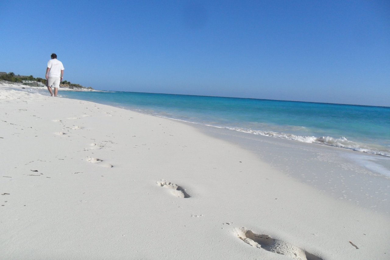 Strandspaziergang auf Cayo Largo