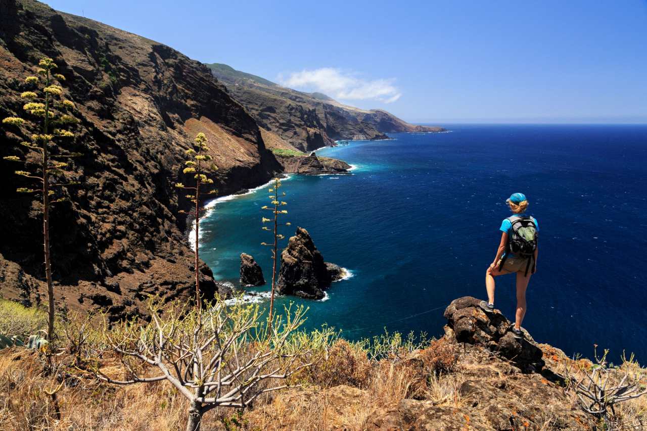 Wanderer Nordküste La Palma