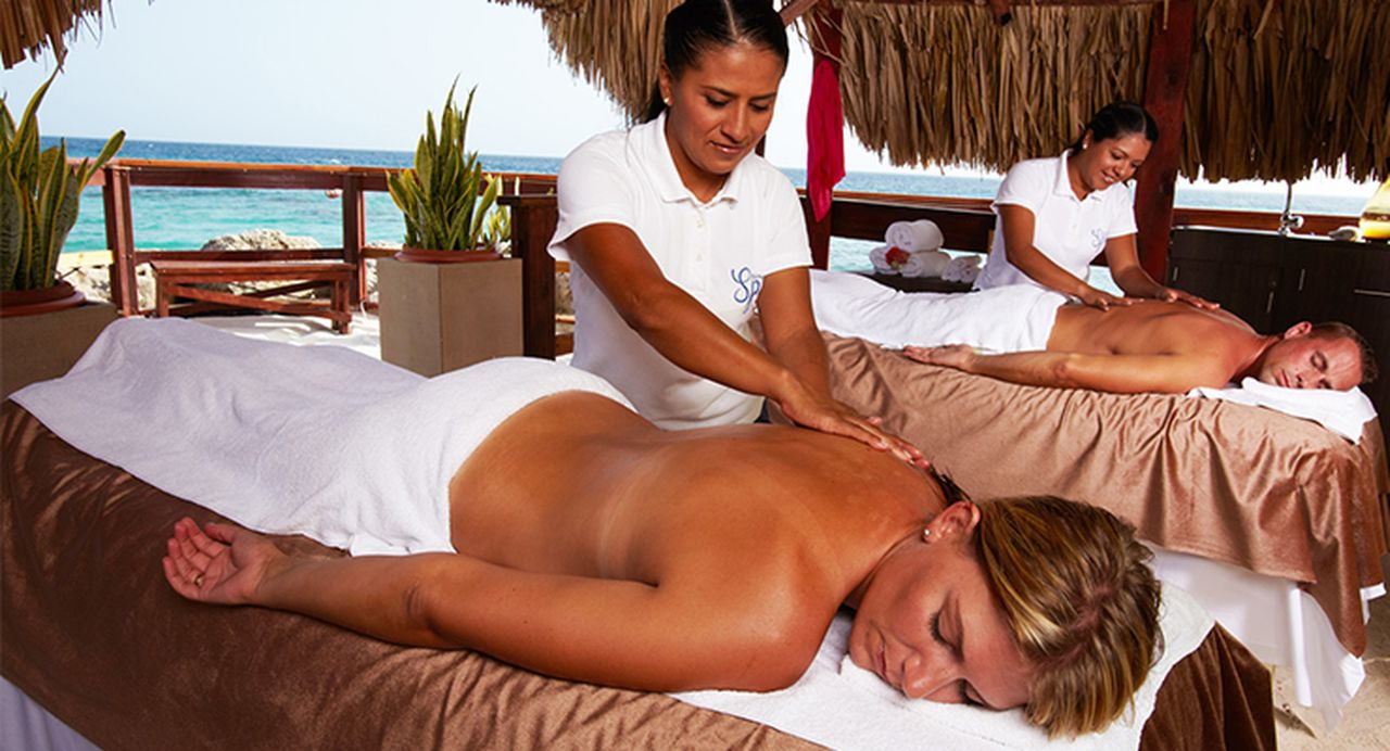 Paarmassage auf de Palm Island Aruba