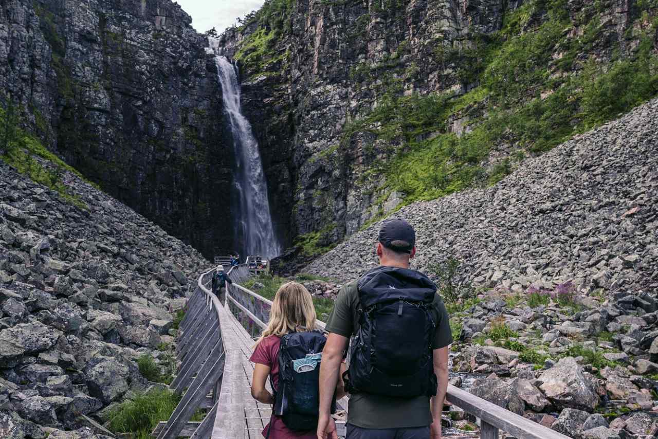 Wasserfall Njupeskär Dalarna