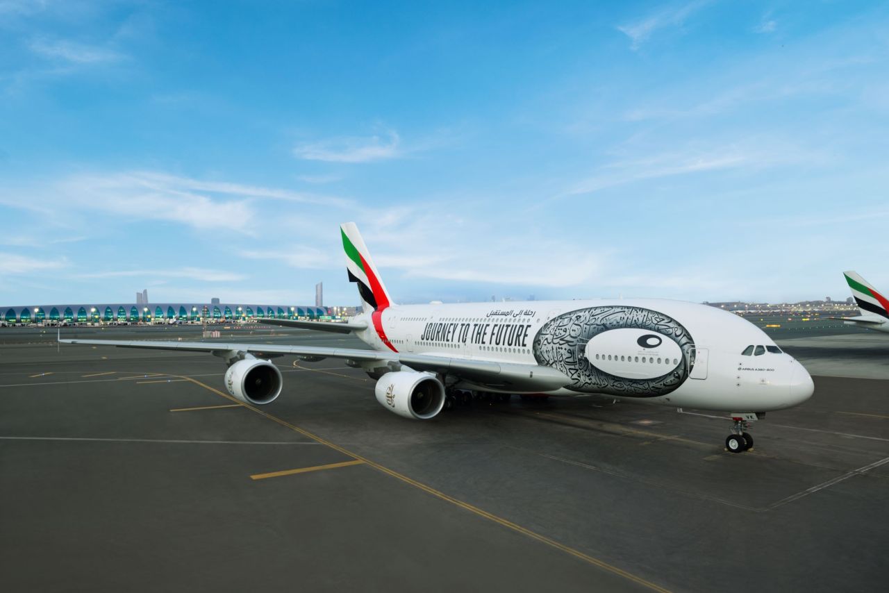 Emirates Airbus A380 Journey to the Future-Lackierung