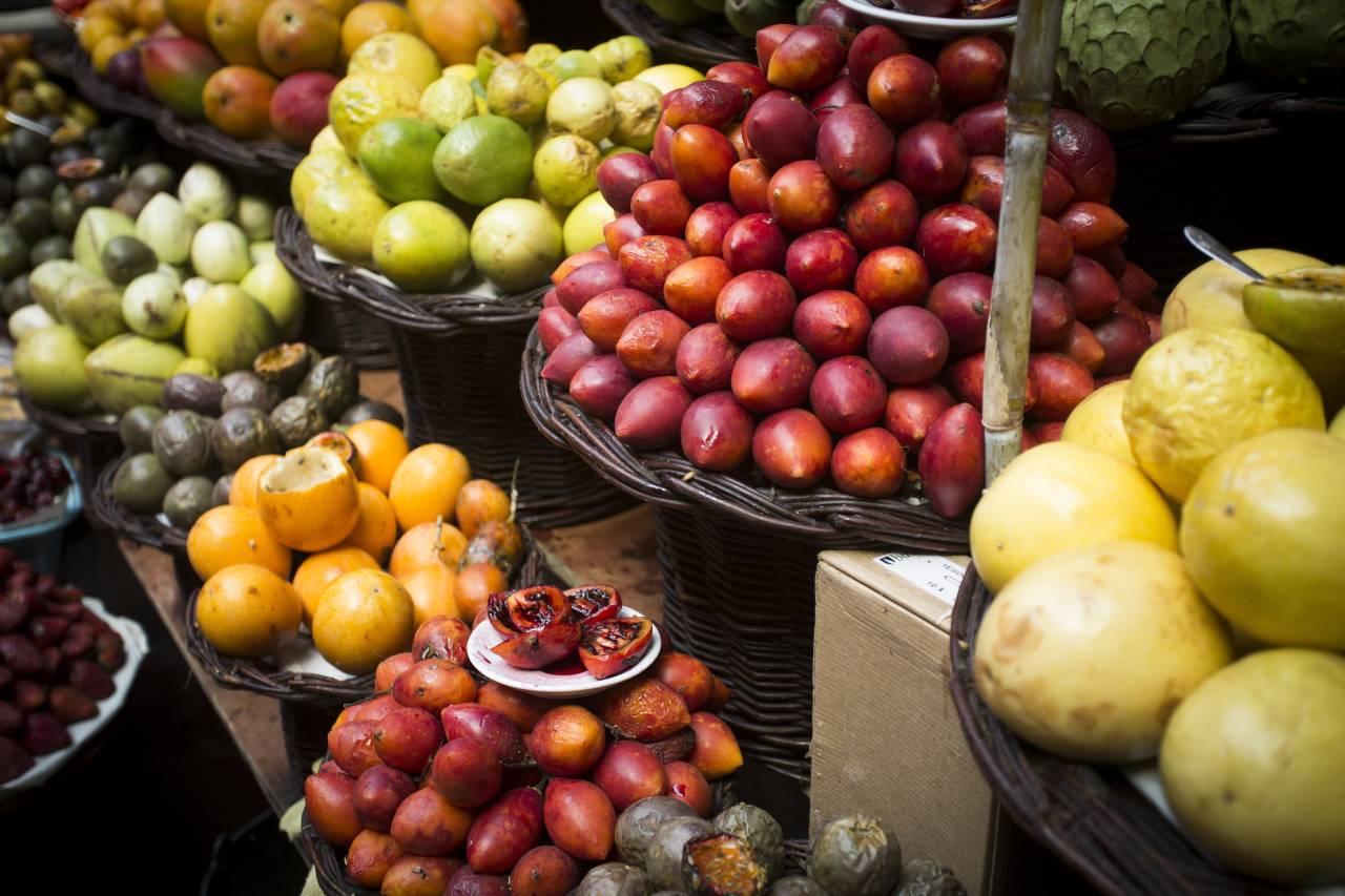 Frisches Obst Markt Madeira