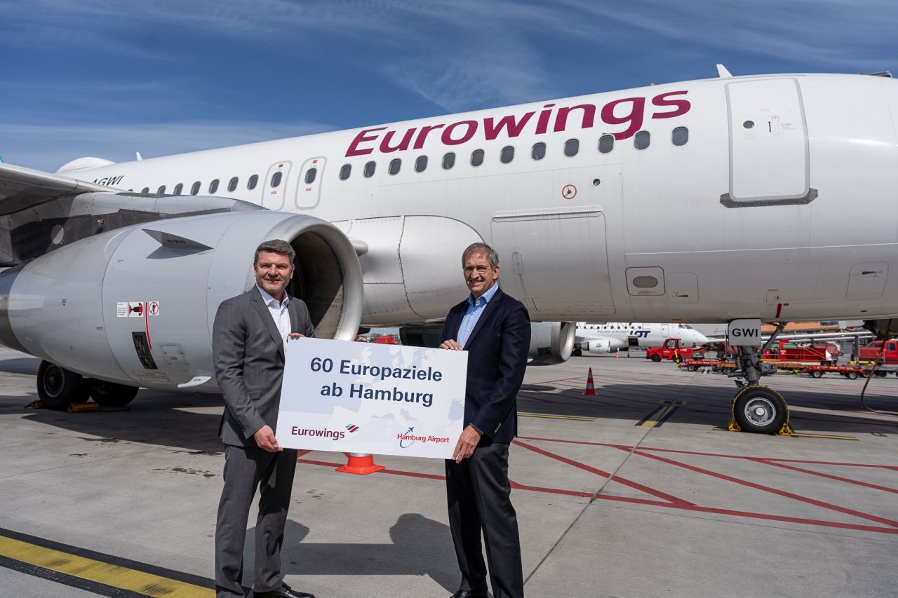 Jens Bischof und Michael Eggenschwiler - Eurowings 60 Europaziele ab Hamburg