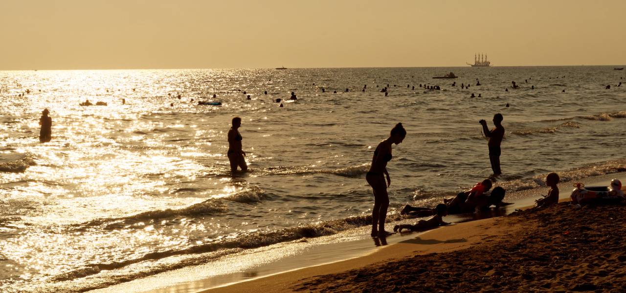 Sonnenuntergang Strand Colakli