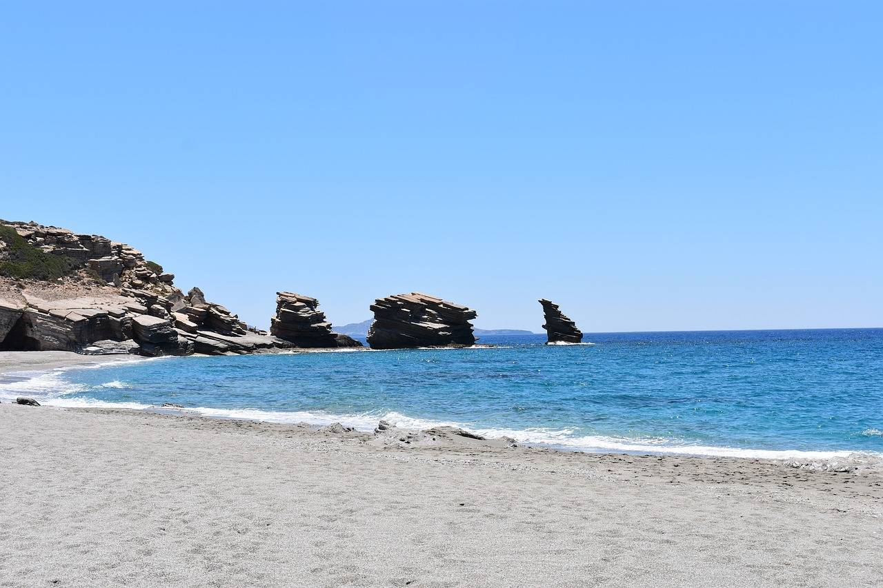Strand bei Triopetra auf Kreta