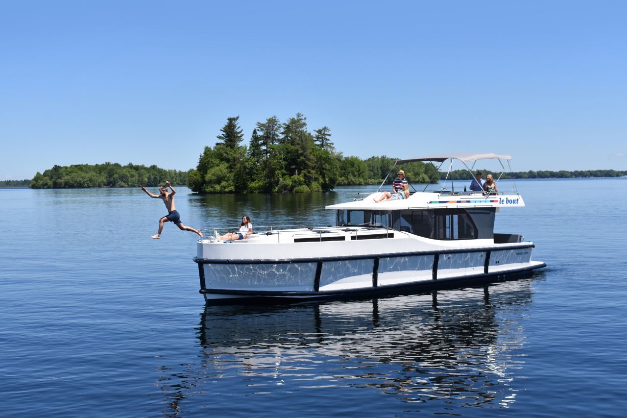 Badefreuden Hausbooturlaub Rideau Canal