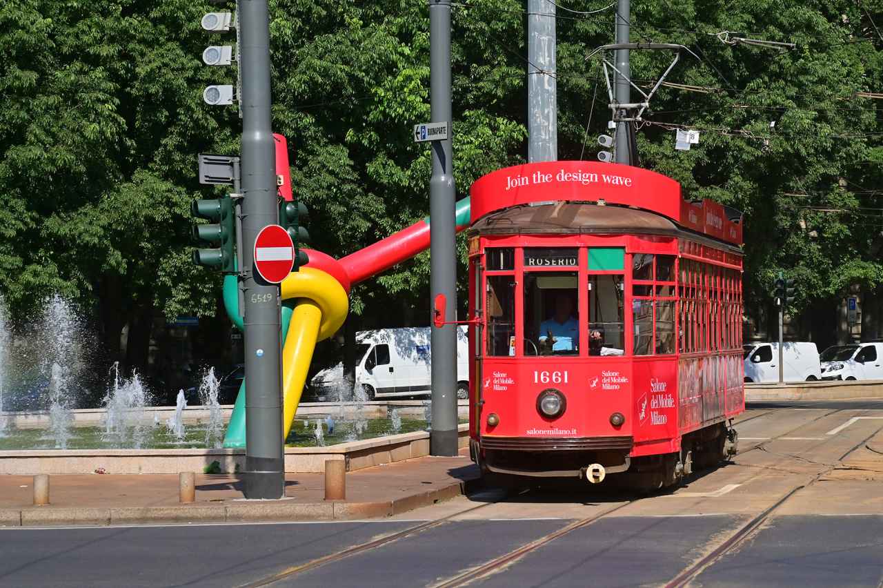 Straßenbahn Mailand Design Wave