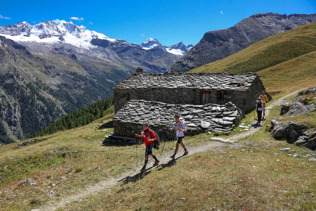 Wanderer im Gran Paradiso Nationalpark