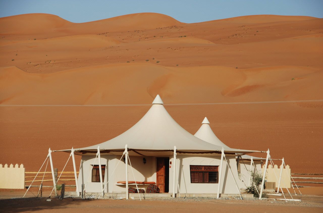 Wüstencamp in Wahiba Sands