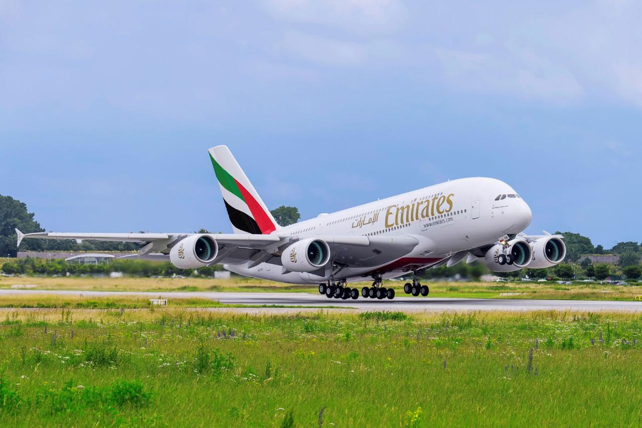Emirates A380 Dubai Auckland