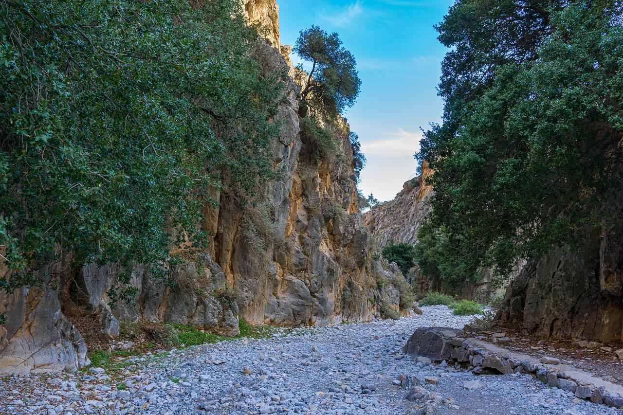 Weg durch die Imbros Schlucht auf Kreta. Bild: FotoIT/Pixabay