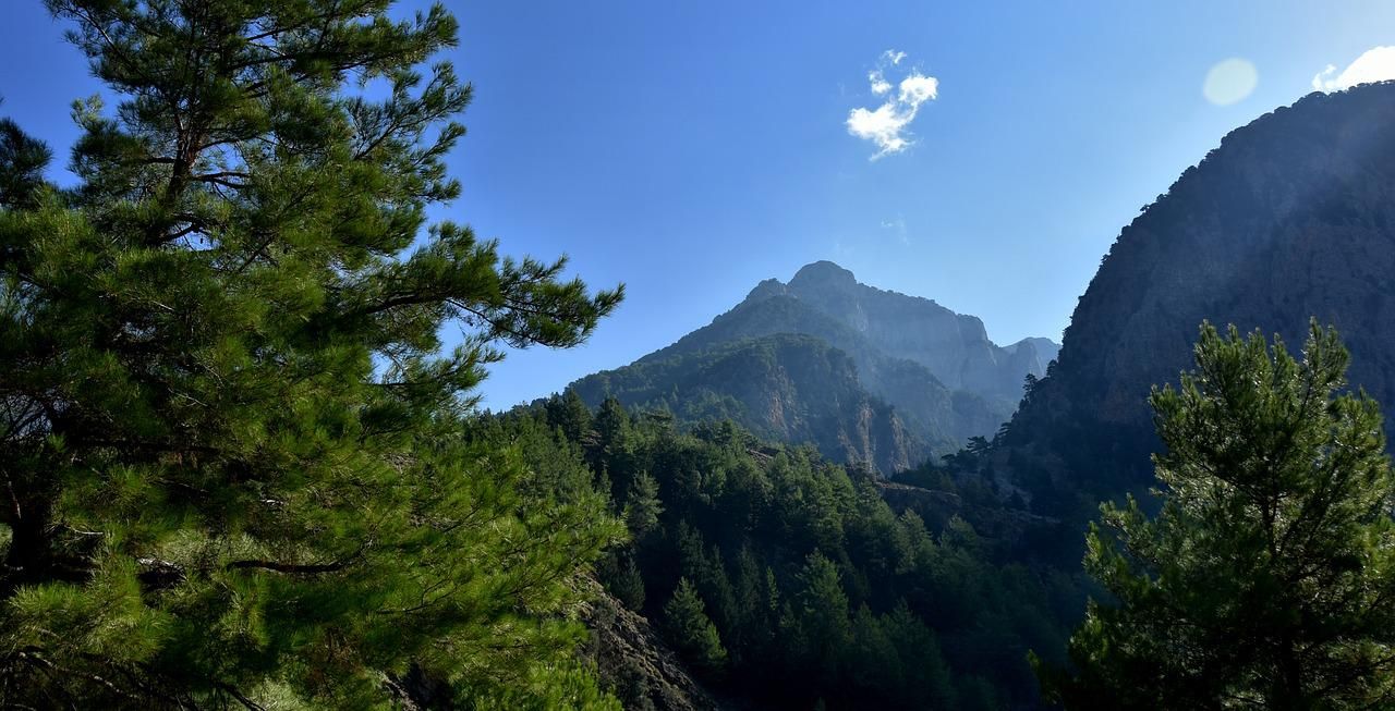 Samaria Schlucht Berge Kreta