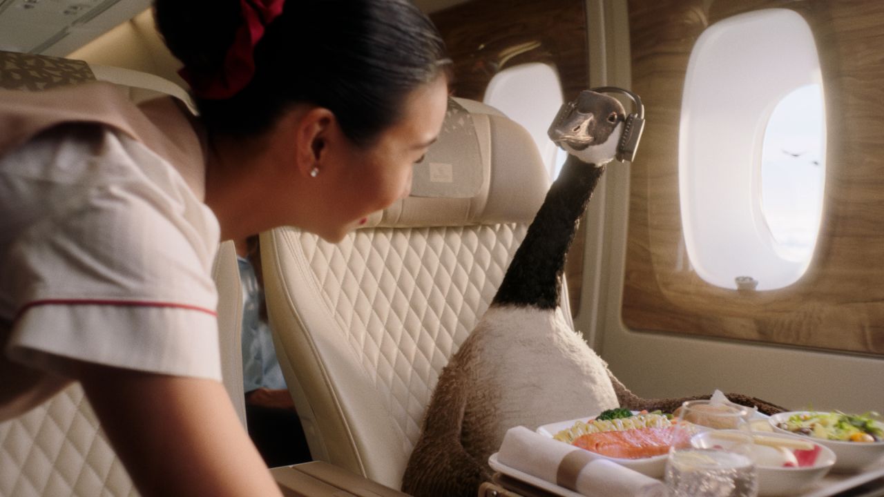 Gerry the Goose Markenbotschafter Emirates