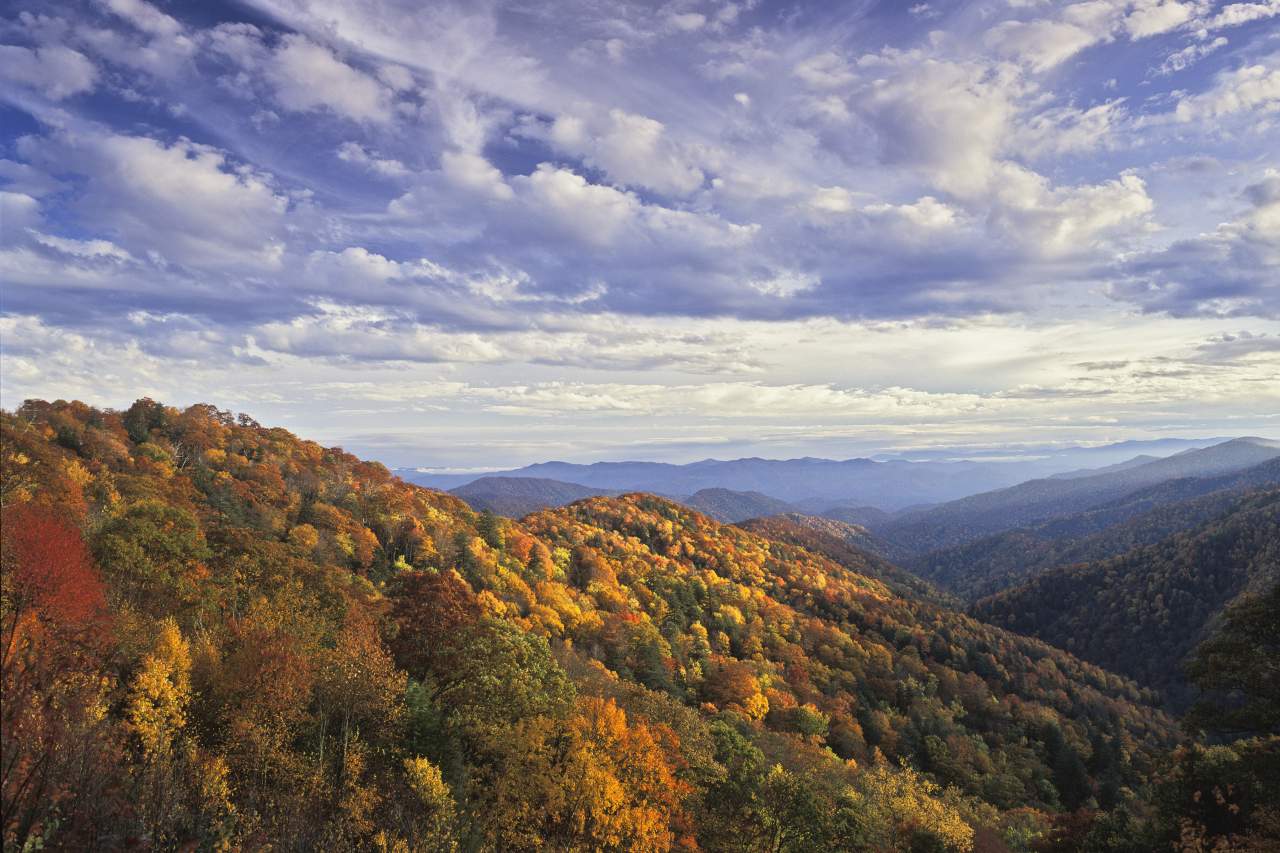 Great Smoky Mountains National Park Herbstfarben