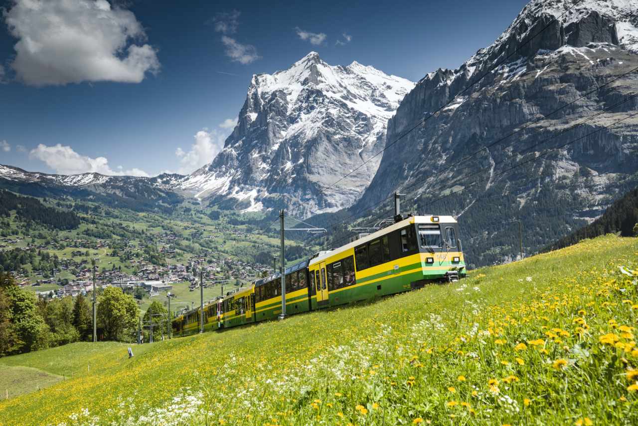 Grindelwald Jungfrau-Railways nachhaltig angetrieben