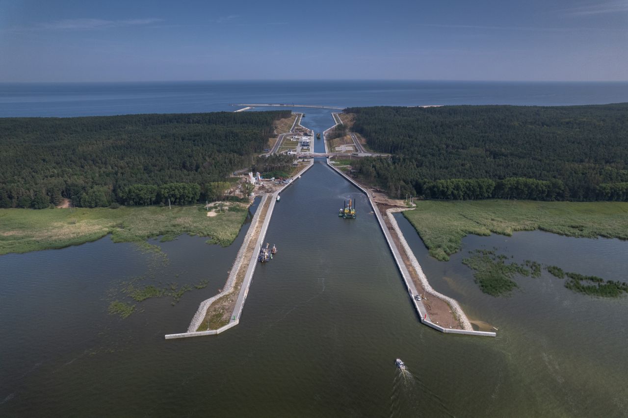 Kanal Frisches Haff Ostsee