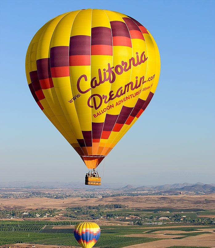 Heißluftballon California Dreamin