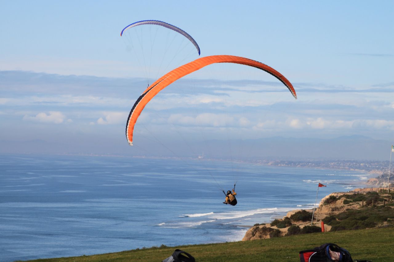 Paraglider Küste San Diego Torrey Pines Gliderport
