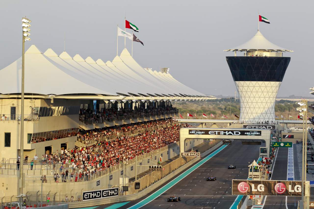 Formel 1-Rennstrecke Yas Marina Circuit