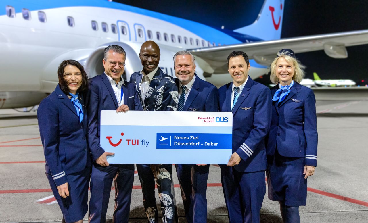 TUI fly Erstflug nach Dakar mit Papis Loveday