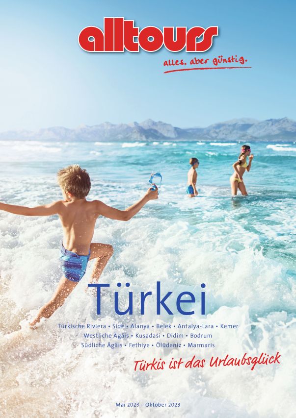 alltours Türkei Sommerkatalog 2023
