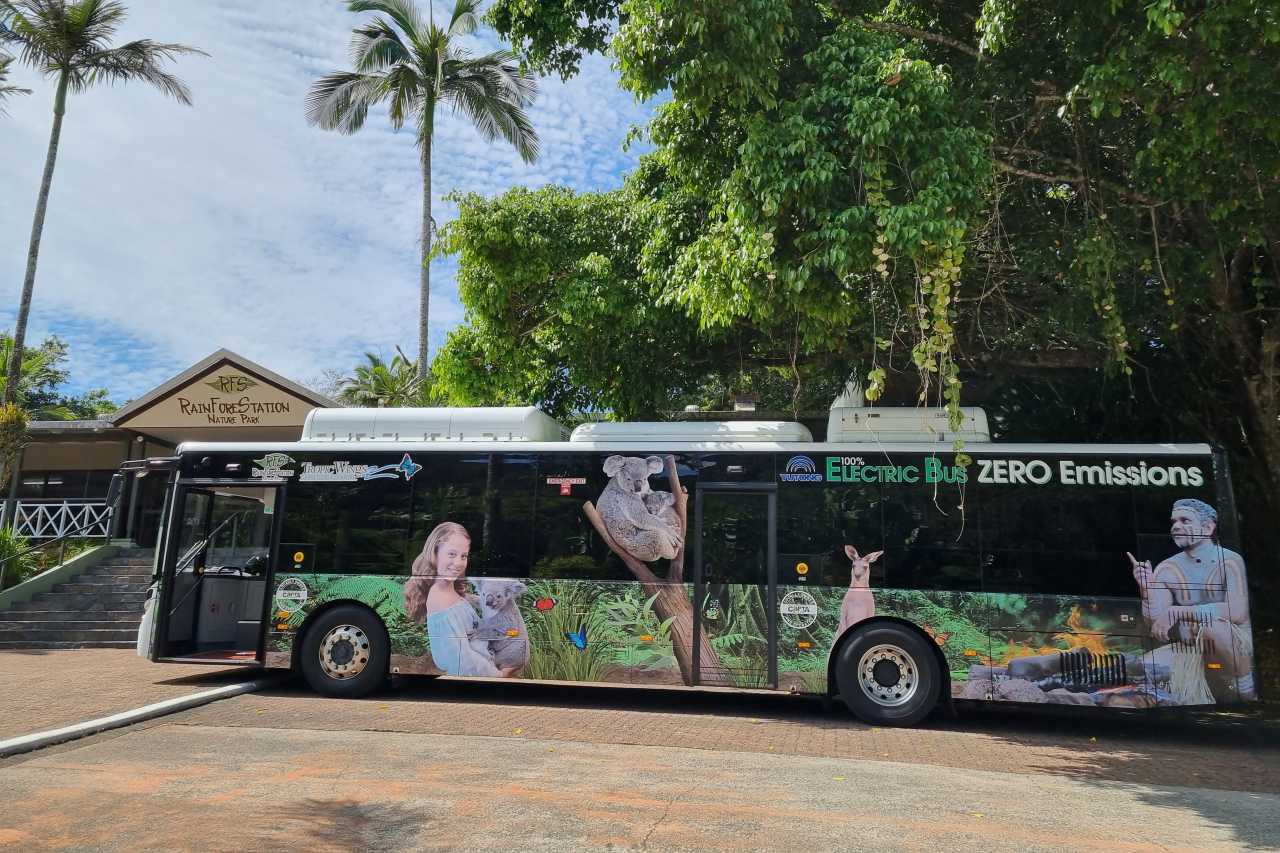 Elektrobus von TropicWings Queensland